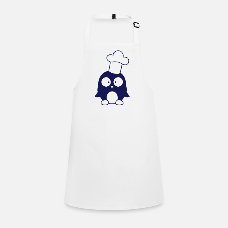 Penguin Kitchen Chef Hat Cuisine Tablier Enfant