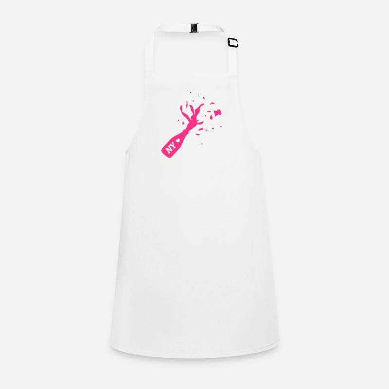 (champangerflasche_ny) Schürze für Kinder