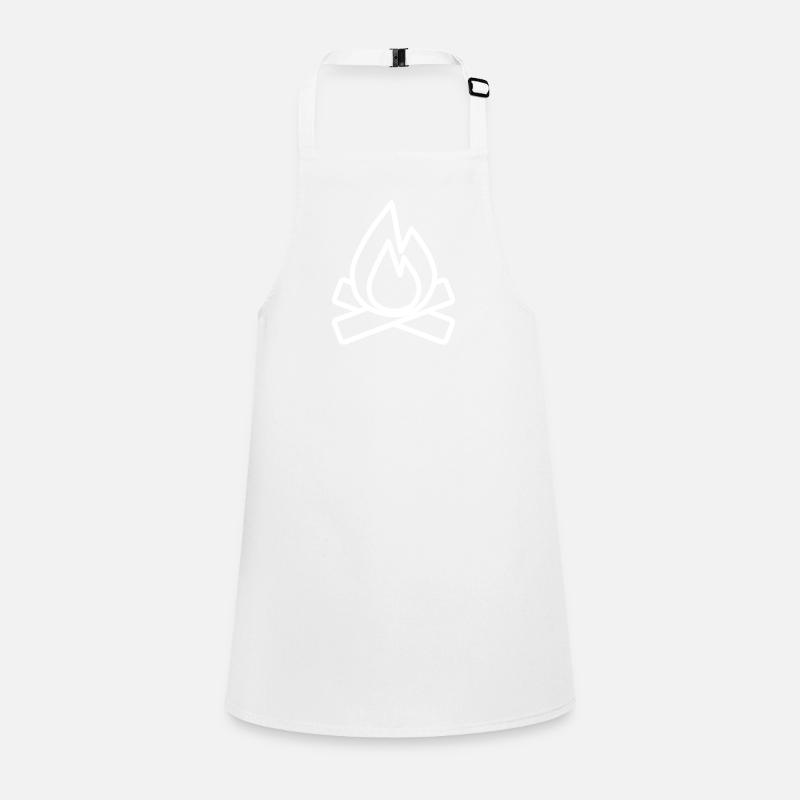 Campfire Icon Children's Apron