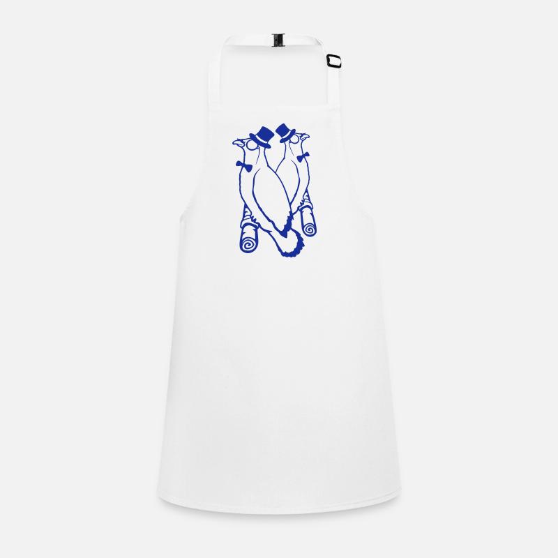 Sir Birds Team Hat Monocle Lunettes 2 Rich Friends Tablier Enfant