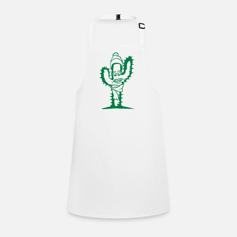Cactus Hiver Fun Froid Face Freeze Écharpe Chapeau Tablier Enfant