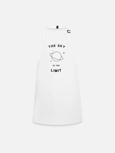 The sky is the limit - Tablier Enfant - blanc - Devant