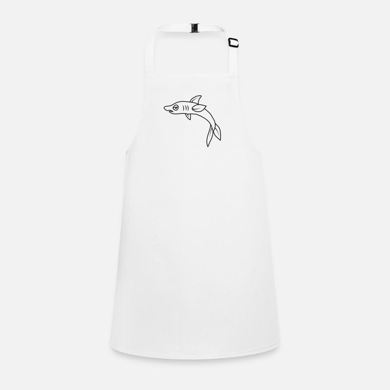 Bored Angry Fish Children's Apron