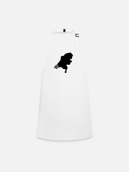 Netherlands - Children's Apron - white - Front