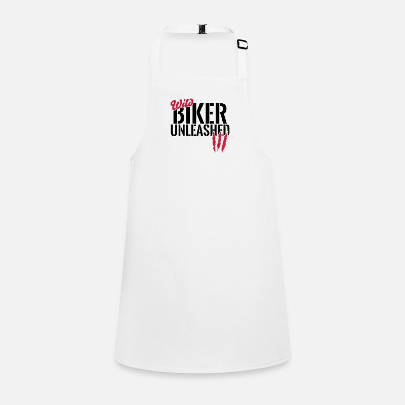Wild biker unleashed Children's Apron