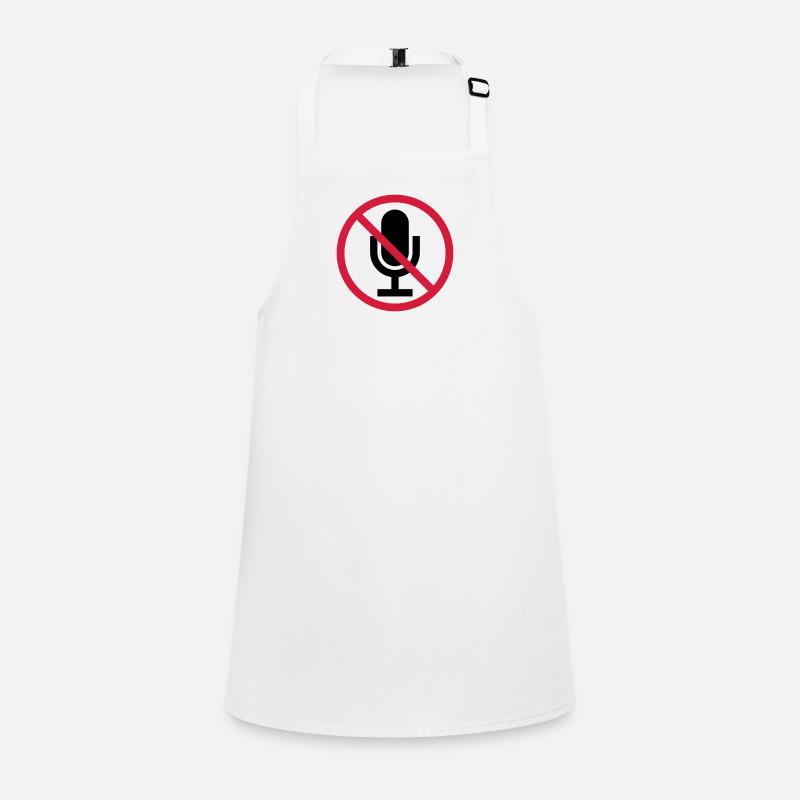 Shield Mute Microphone Children's Apron