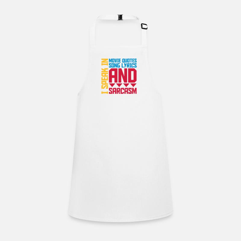 speak lyrics and sarcasm Children's Apron