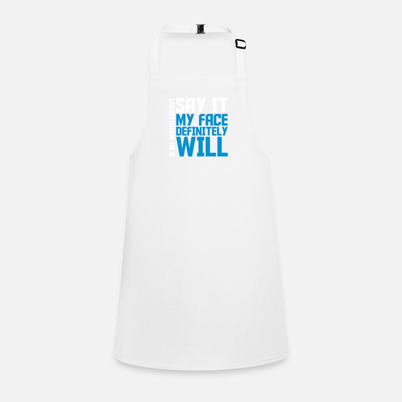 Mon visage le fera certainement Tablier Enfant