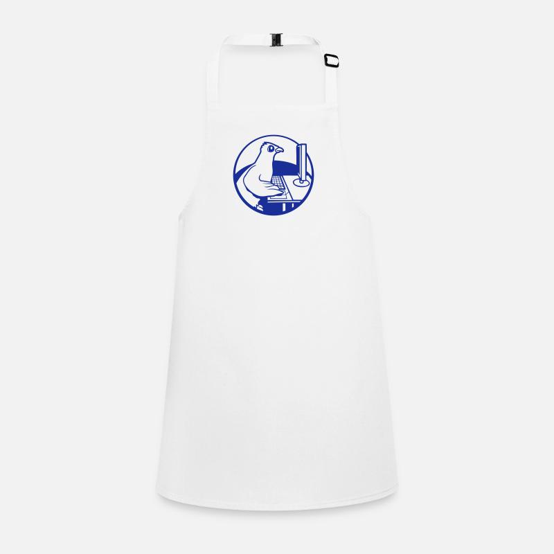 Pigeon Works Office Computer Keyboard Mouse Gamer Children's Apron