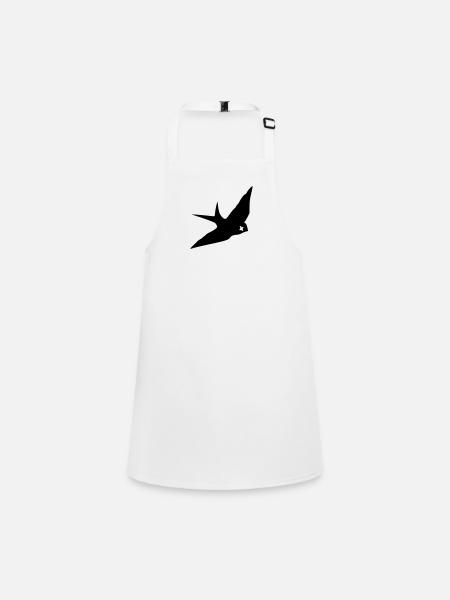 bird - Tablier Enfant - blanc - Devant