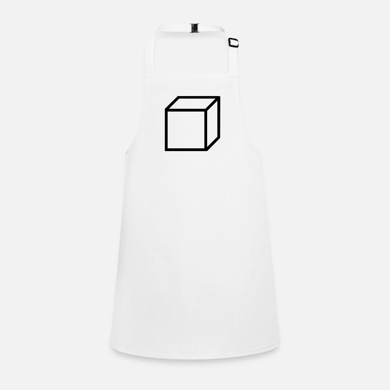 Cube Square Baggrund Forklæde til børn