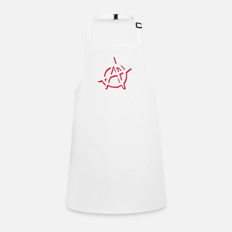 Anarchy - Tablier Enfant - blanc
