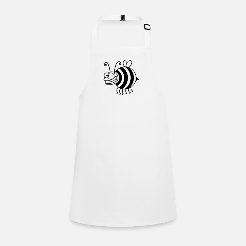 Funny thickness crazy bee Children's Apron