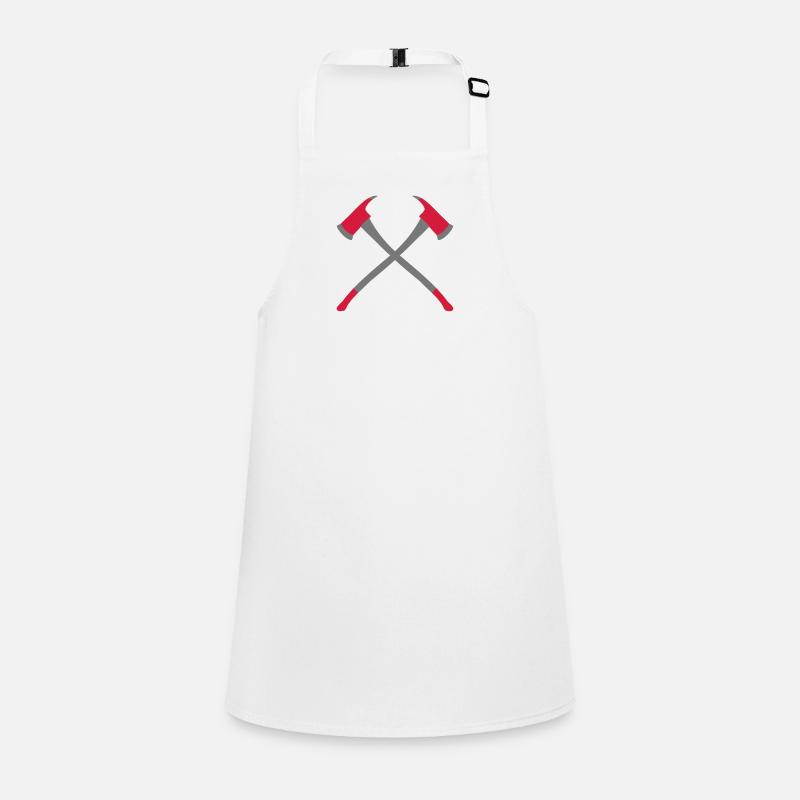 2 fire axes Children's Apron