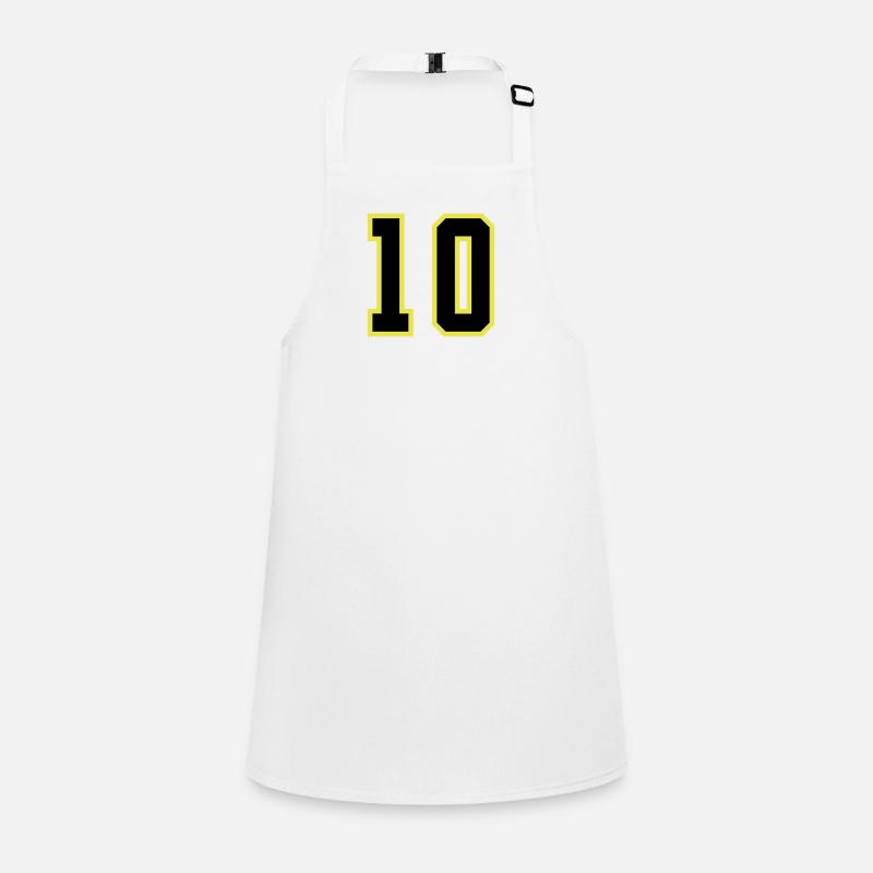 10 Number Jersey Ten Children's Apron