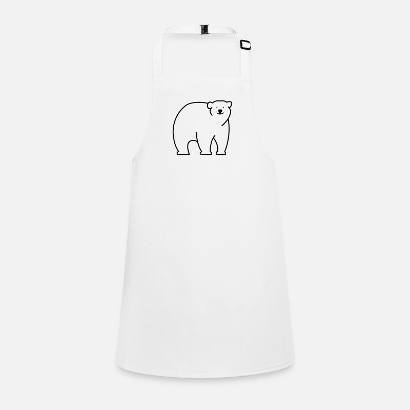 Eisbär Schürze für Kinder