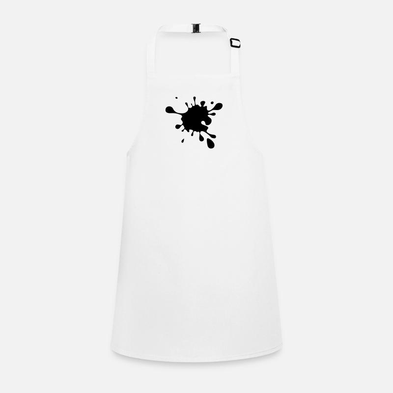 Splash BLOB Simmental paint dirty dirt Children's Apron