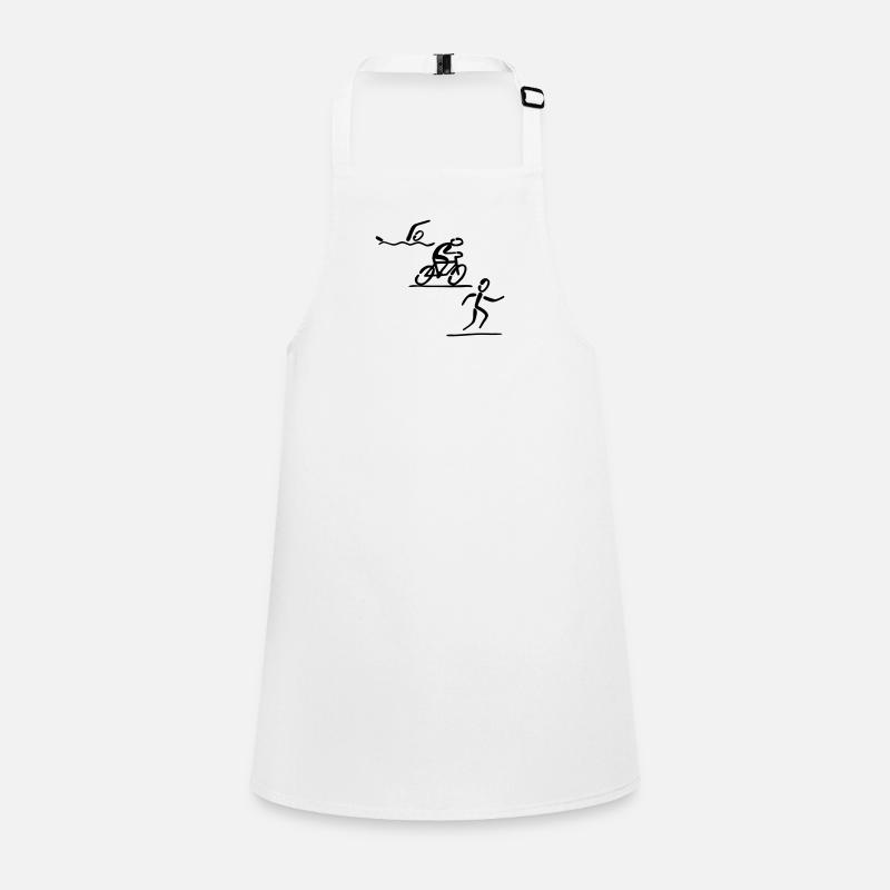 triatlon - Tablier Enfant - blanc