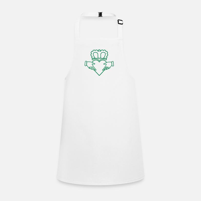 claddagh engagement ring love ireland Children's Apron