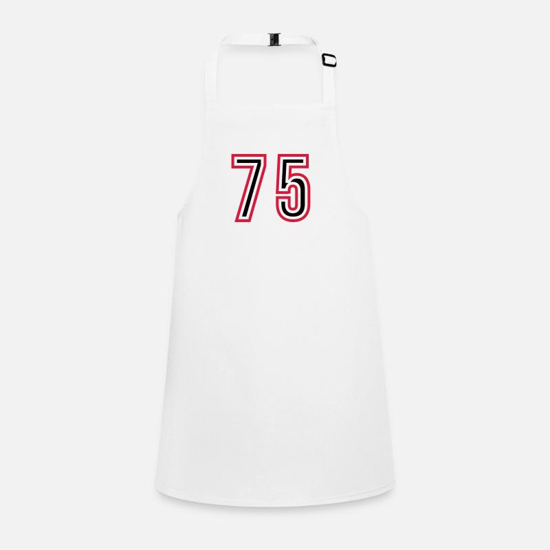 Maillot 75 Nombre d’années Tablier Enfant