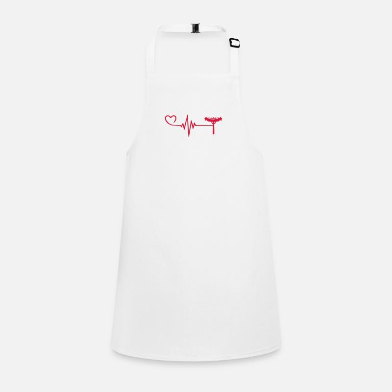 Currywurst Meat Pulse Heartbeat Love Children's Apron