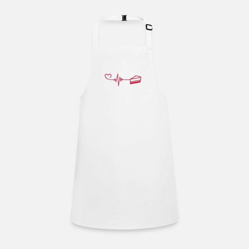 Gâteau Cheesecake Pulse Heartbeat Love Tablier Enfant