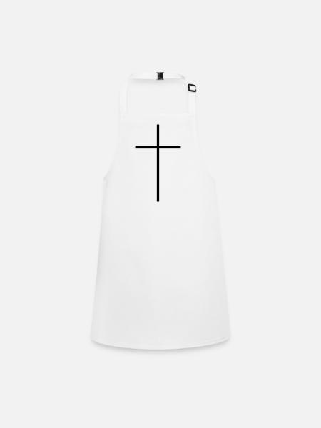 Kreuz Symbol x Christentum Kirchen - Children's Apron - white - Front