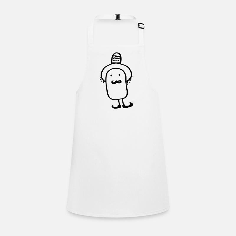 Mexican with a sombrero Children's Apron