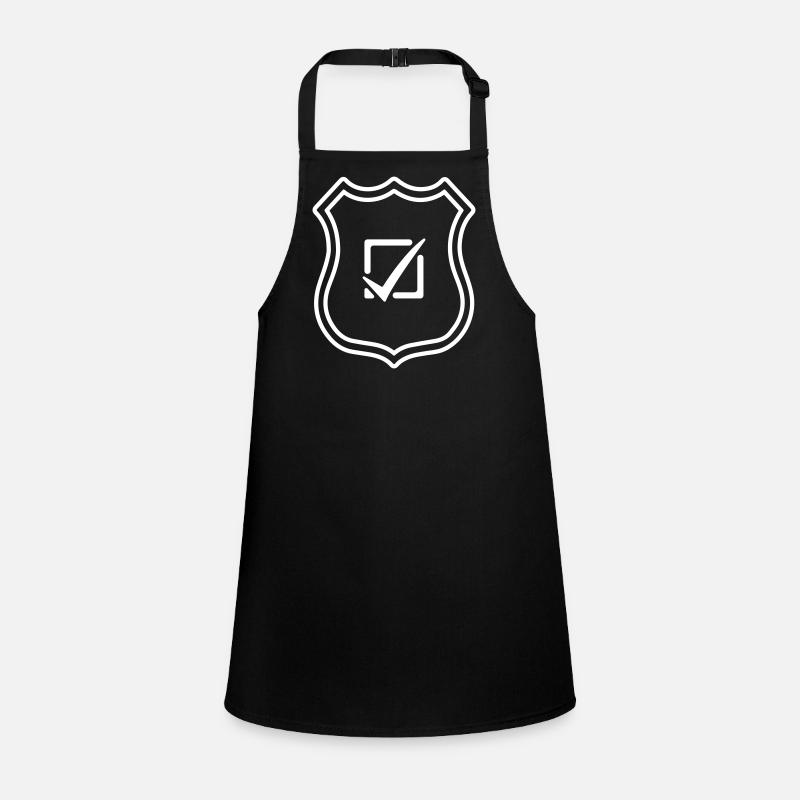 Häkchen Wählen Wappen Schürze für Kinder