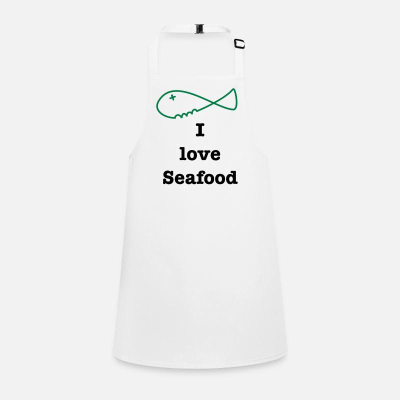 I love Seafood 2 Children's Apron
