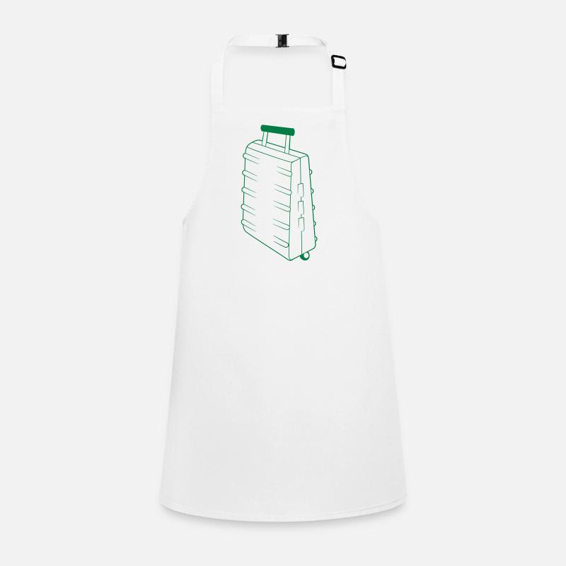 Strong tough standing upright suitcase Children's Apron