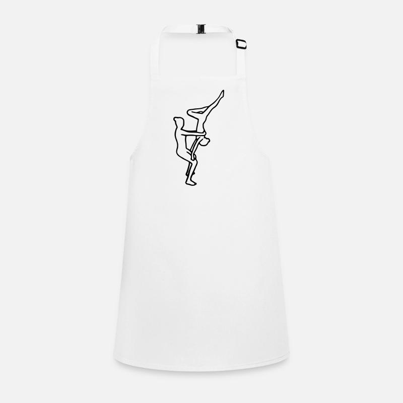 Acrobatics - Children's Apron - white