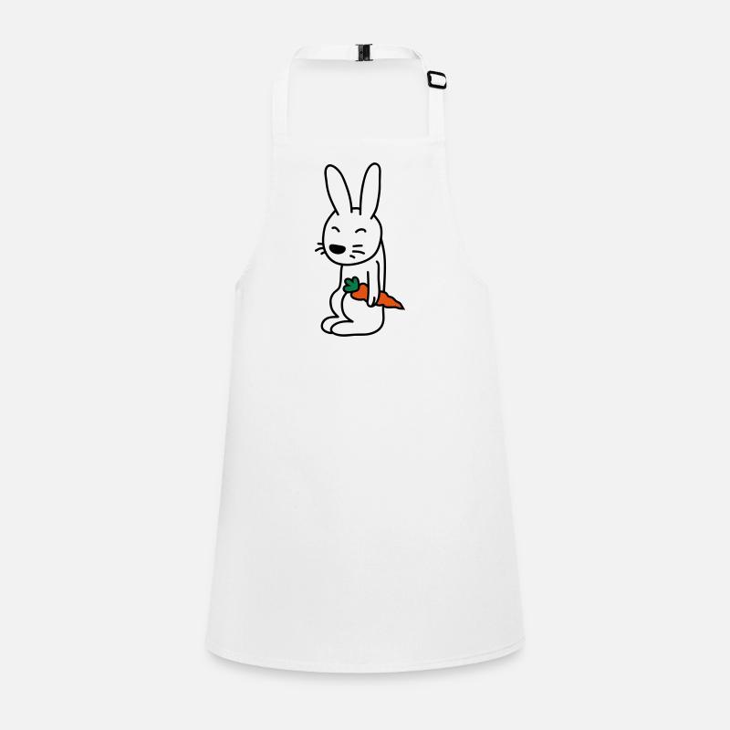 bunny_with_carrot Schürze für Kinder