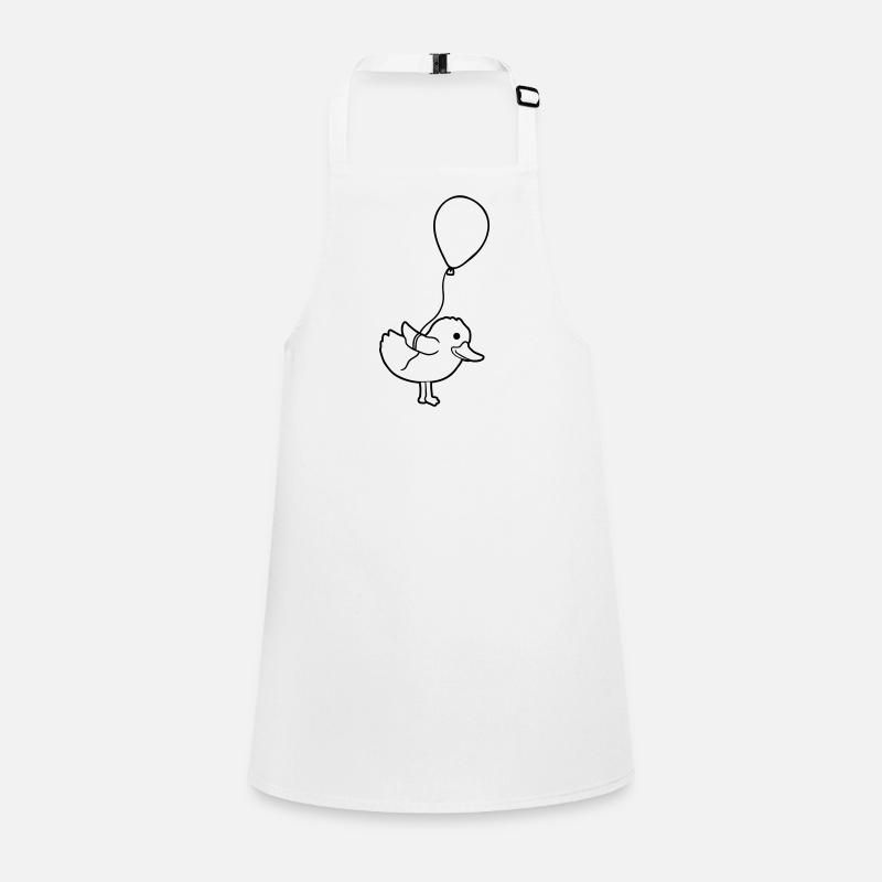 Little Chick Balloon Comic Children's Apron