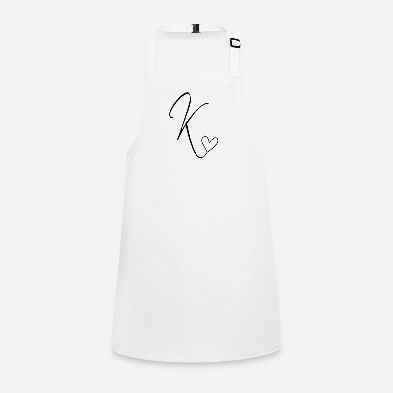 Lettre K Lettre-K Calligraphie Tablier Enfant