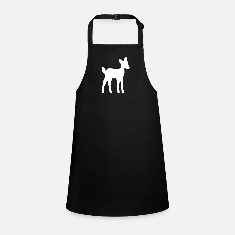 Fawn fawn deer silhouette gift Children's Apron