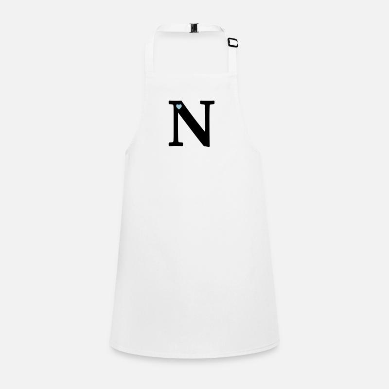 Lettre N Lettre initiale Tablier Enfant