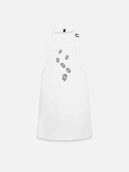 Dice Casino Symbol - Children's Apron - white - Front