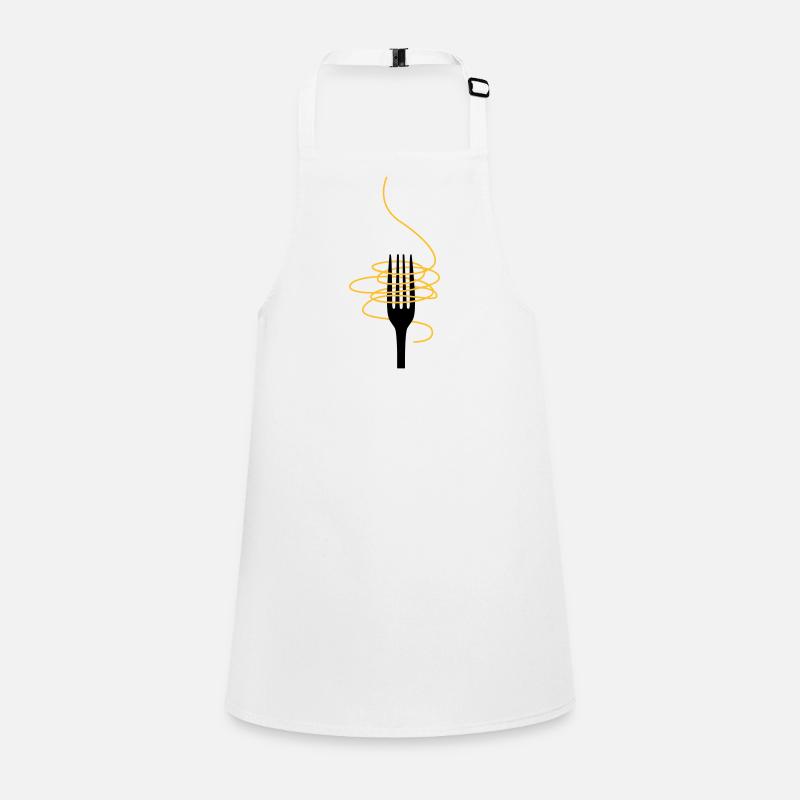 Fourchette aux spaghettis Tablier Enfant