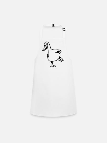 duck - Schürze für Kinder - Weiß - Vorne