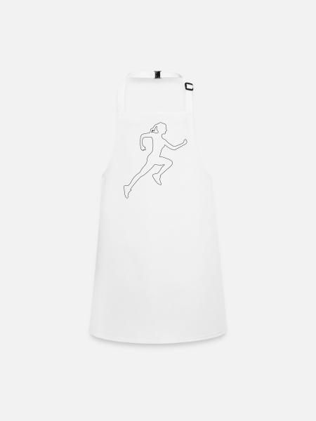 Runner - Children's Apron - white - Front
