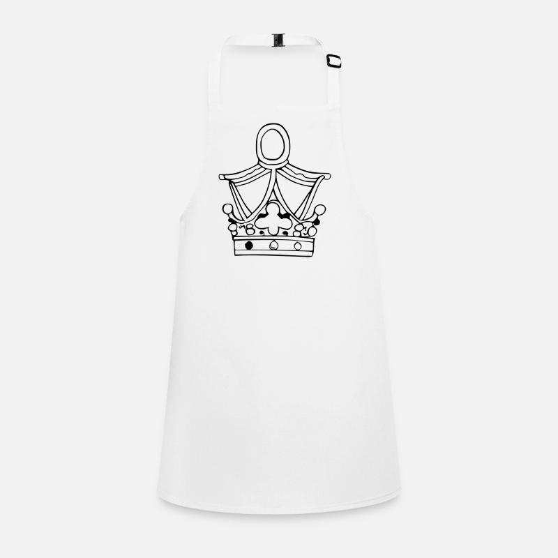 Crown King Queen Emperor Majesty Vector 10 Children's Apron