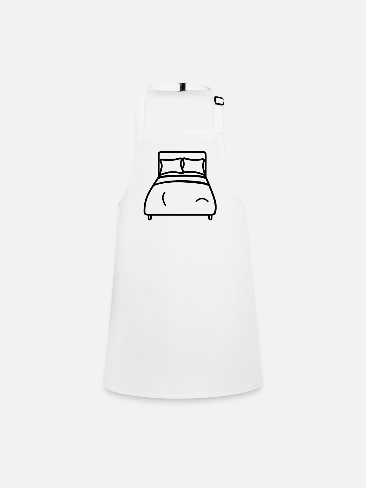 lit - Tablier Enfant - blanc - Devant
