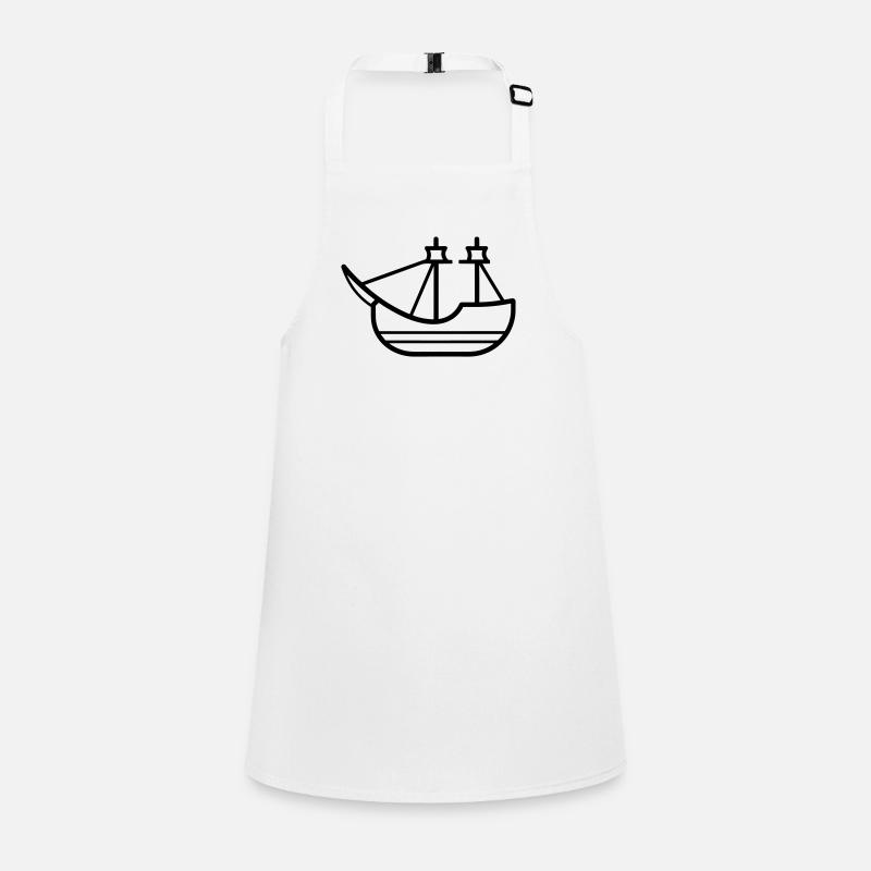 Pirate ship Children's Apron