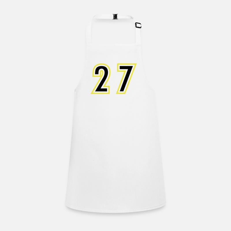 27 Number College Children's Apron