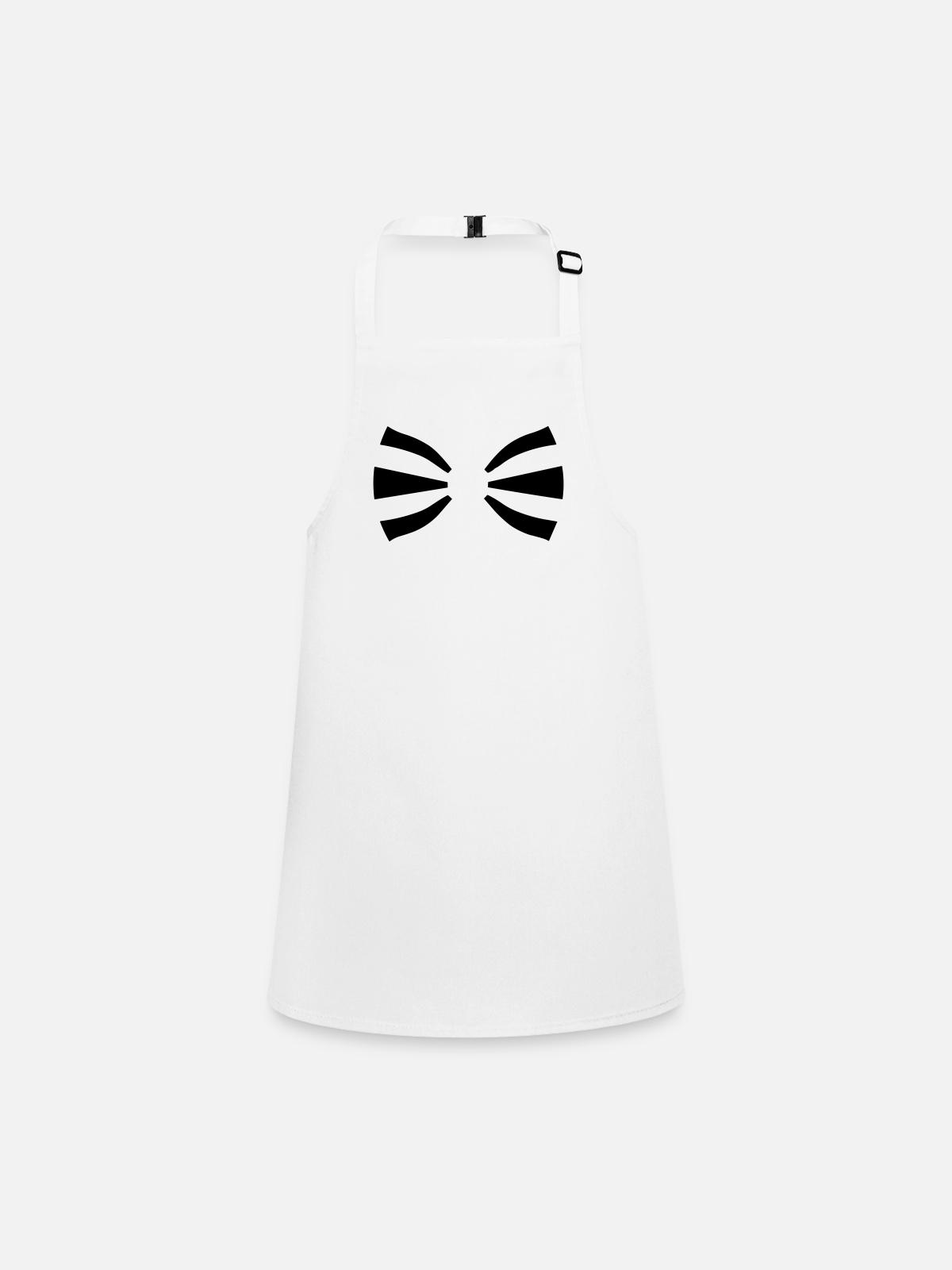Tie - Children's Apron - white - Front