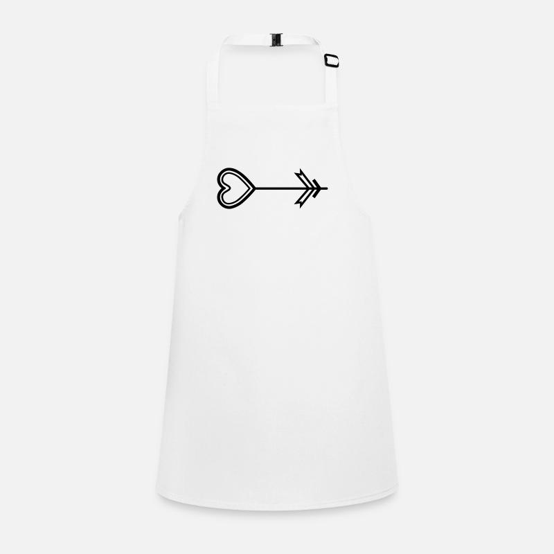 Herz-Pfeil Schürze für Kinder