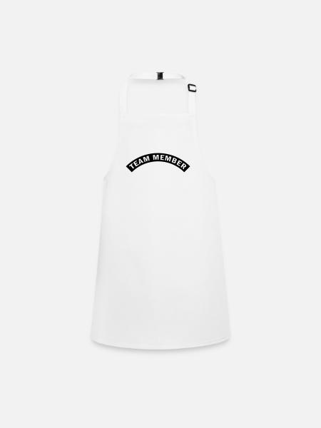 Team Member - Children's Apron - white - Front