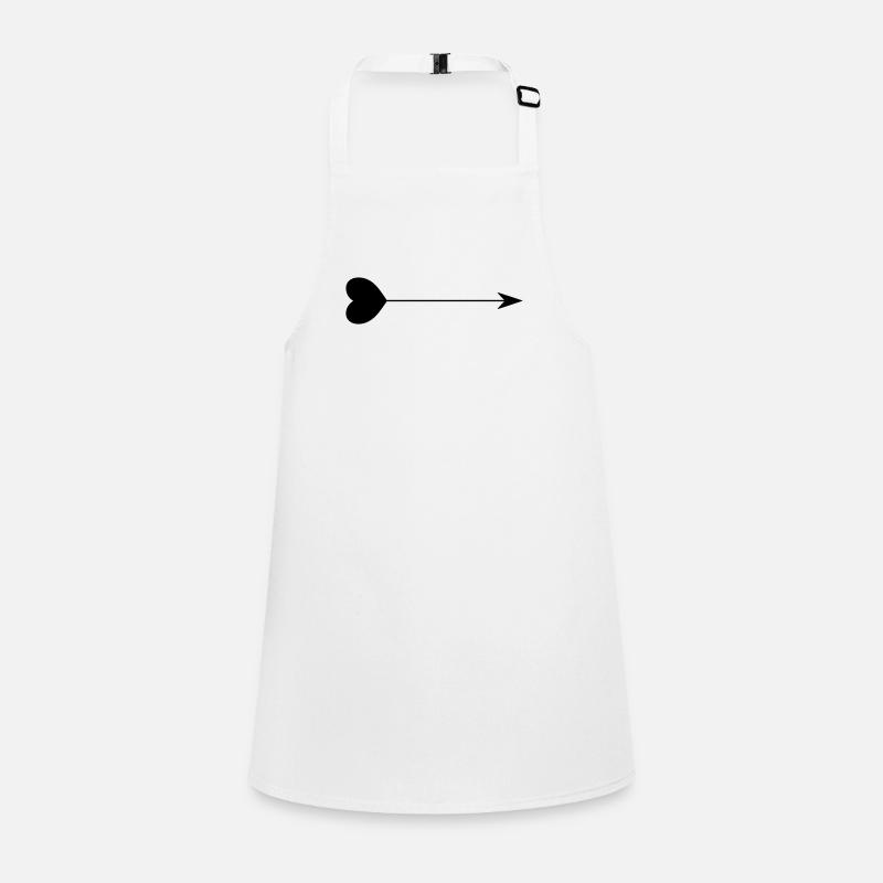 Herz-Pfeil Schürze für Kinder