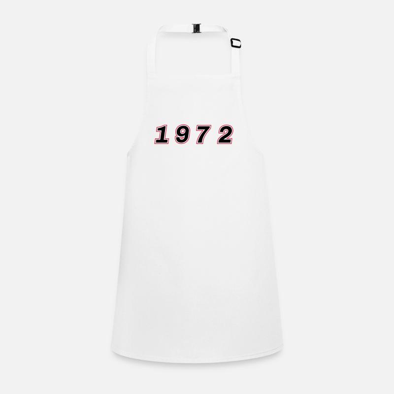 1972 Year Number Children's Apron
